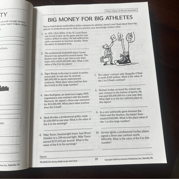 Middle Grades Math Book - Picture 13 of 16